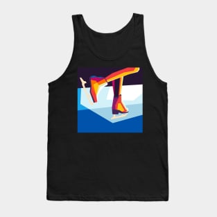 ice skating wpap Tank Top